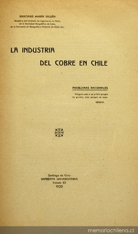 La industria del cobre en Chile