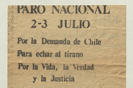 Paro nacional 2-3 julio