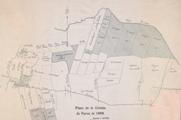 Plano de la Colonia de Purén de 1898 [mapa]